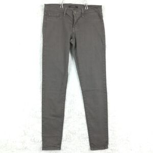 Flying Monkey Womens Jeans Skinny Denim Taupe Brown Low Rise Stretch 28